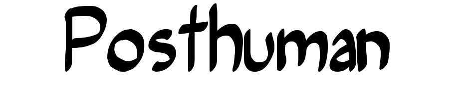 Post Human Font Download Free