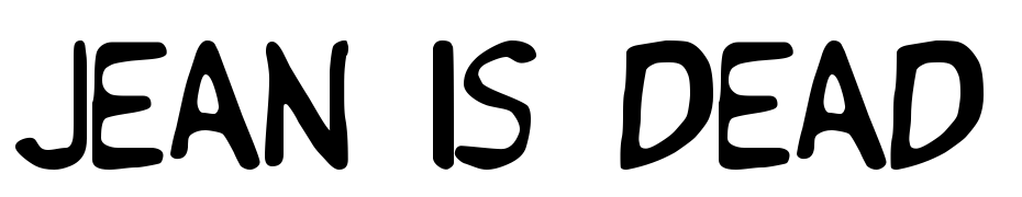 Jean Is Dead Font Download Free