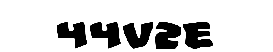 #44 Font Expanded Font Download Free