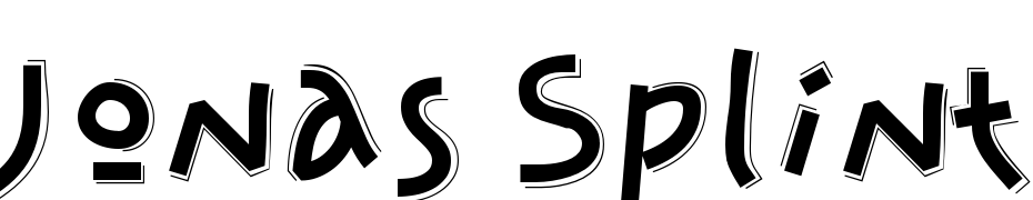 Jonas Splint Normal Font Download Free