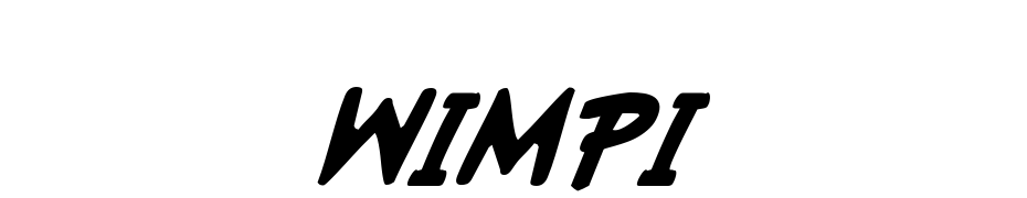 Wimp Out Italic Font Download Free
