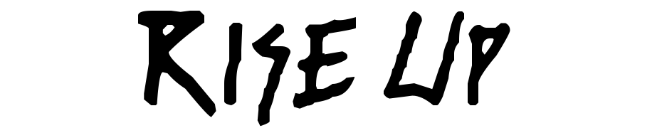 Rise Up Font Download Free