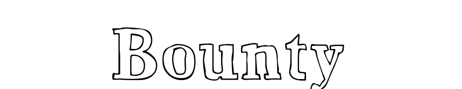 Bounty Yazı tipi ücretsiz indir