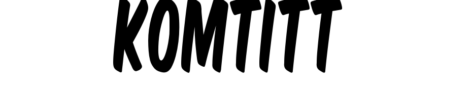 Komika Title  Tall Font Download Free