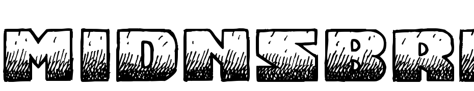 Midnight Snack BB Font Download Free
