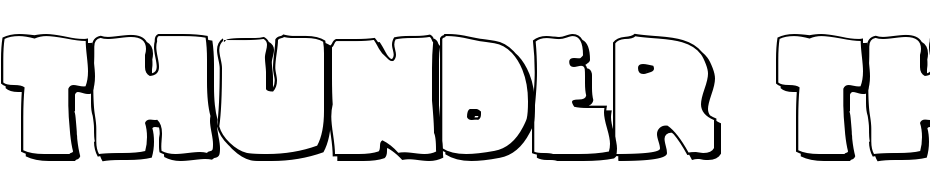 Thunder Thighs Shadow Font Download Free