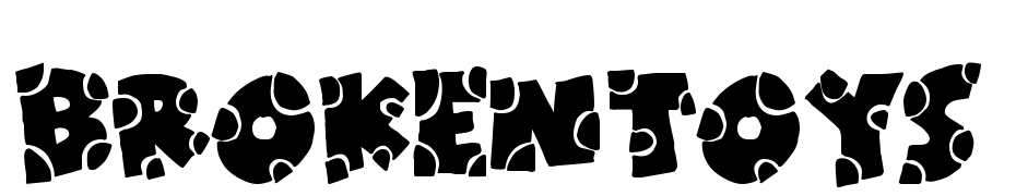Broken Toys Font Download Free