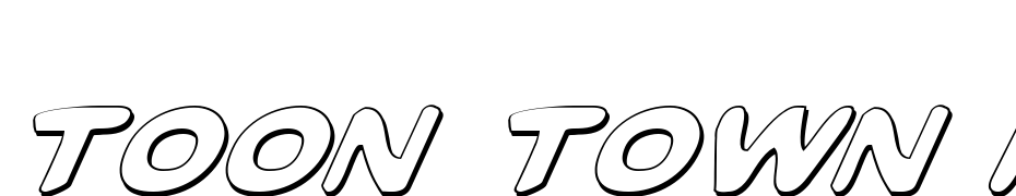 Toon Town Industrial Shad Ital Font Download Free