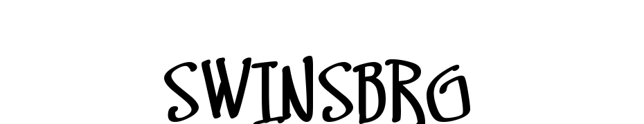 Swing Set BB Font Download Free