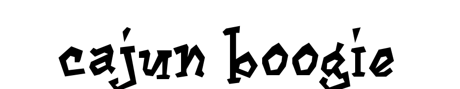 Cajun Boogie Font Download Free