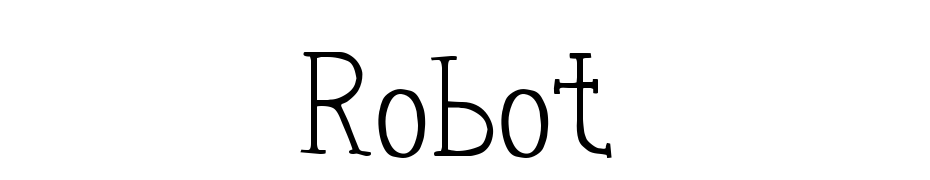Robot Teacher cкачати шрифт безкоштовно
