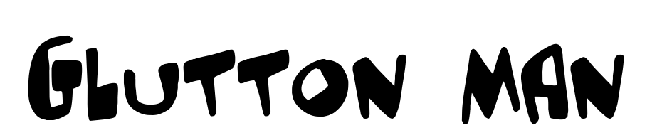 Glutton Man Font Download Free