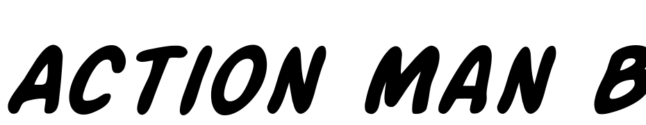 Action Man Bold Italic Font Download Free