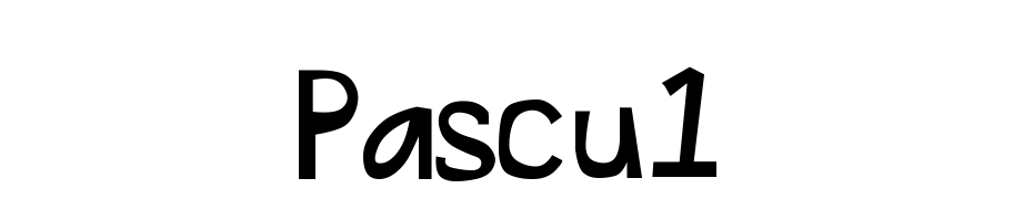 Pascu1 Font Download Free