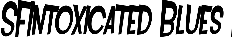 SF Intoxicated Blues Bold Oblique Font Download Free