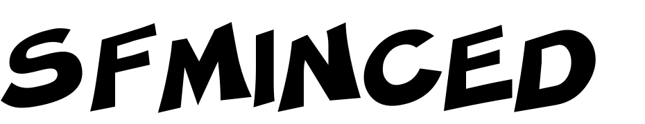 SF Minced Meat Bold Font Download Free