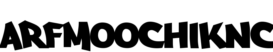 Arfmoochikncheez Font Download Free