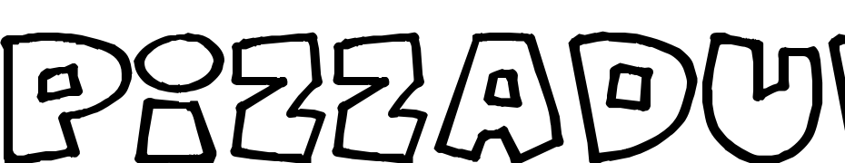 Pizza Dude Fat Outline Schrift Herunterladen Kostenlos