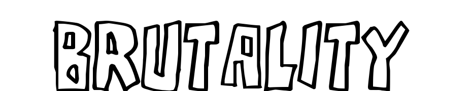 Brutality Font Download Free