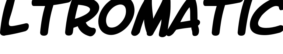 Letter OMatic! Bold Fuente Descargar Gratis