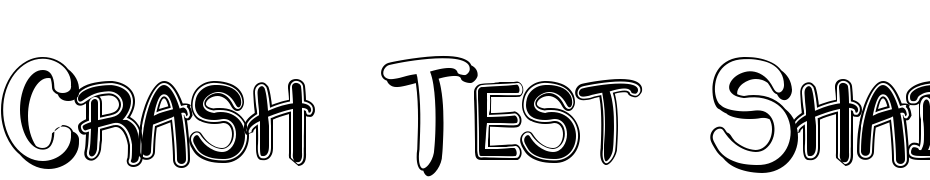 Crash Test Shadow Font Download Free