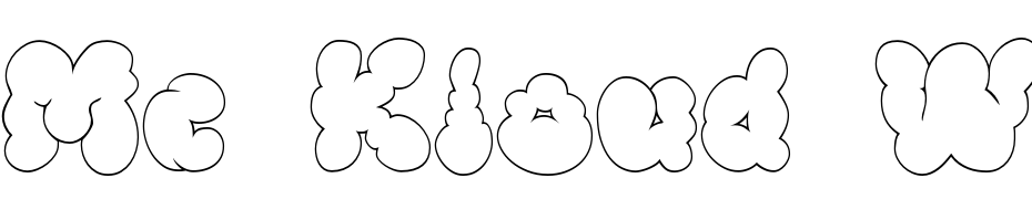 Mc Kloud White Font Download Free