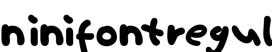 Ninifont Regular Font Download Free