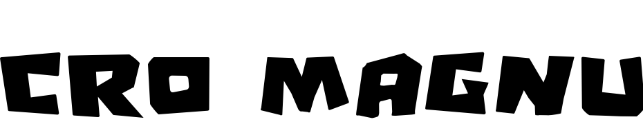Cro Magnum Font Download Free