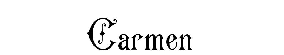 Carmen Font Download Free