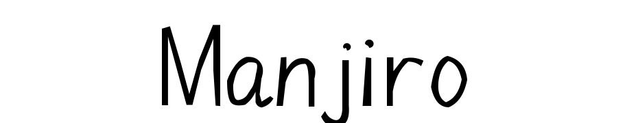 Manjiro's Hw21 Font Download Free