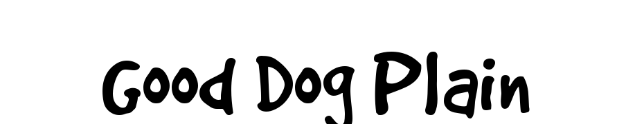 Good Dog Plain Font Download Free