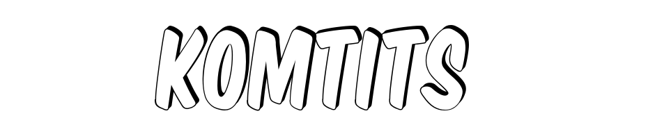 Komika Title  Shadow Schrift Herunterladen Kostenlos