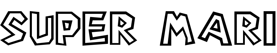 Super Mario Bros. Font Download Free