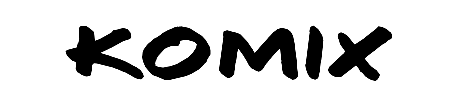 Komix cкачати шрифт безкоштовно