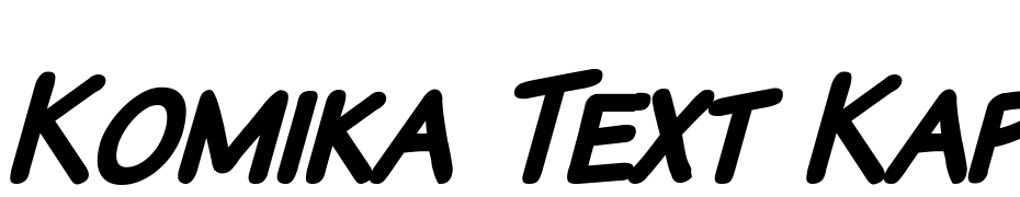 Komika Text Kaps Bold Italic Font Download Free