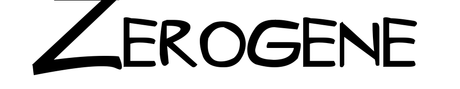 Zero Gene Font Download Free