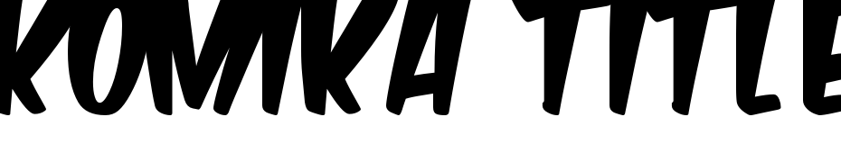 Komika Title  Boogie Font Download Free