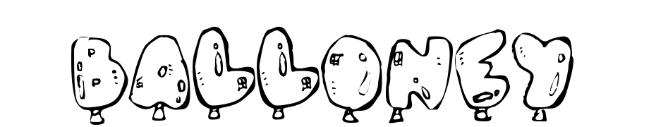 Balloney Font Download Free