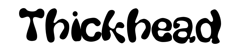 Thickhead Font Download Free