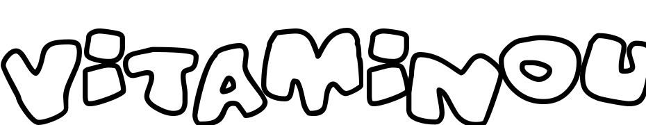 Vitamin Outlined Font Download Free