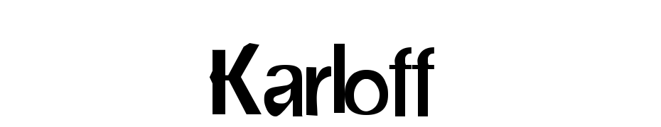 Karloff Font Download Free