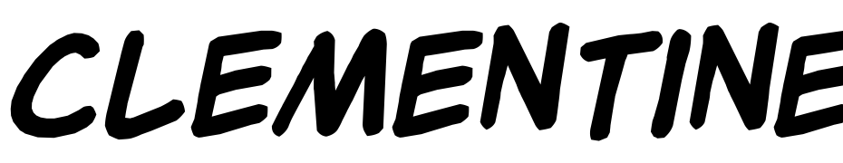 Clementine Expanded Regular Font Download Free