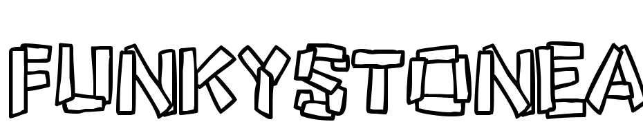 Funky Stoneage Font Download Free