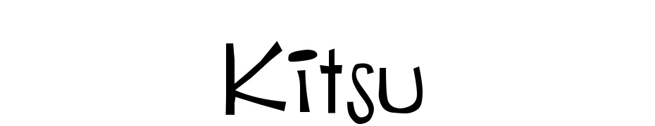 Kitsu cкачати шрифт безкоштовно