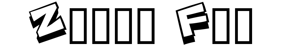 Zoink Fat Font Download Free