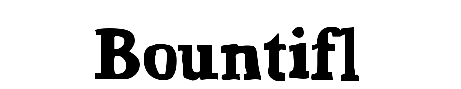Bountiful Yazı tipi ücretsiz indir