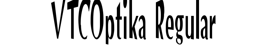 VTC Optika Regular Yazı tipi ücretsiz indir