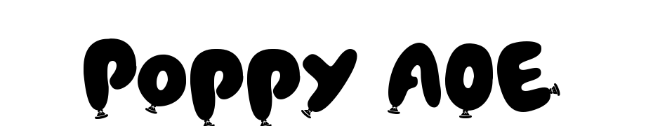 Poppy AOE cкачати шрифт безкоштовно