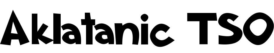 Aklatanic TSO Font Download Free
