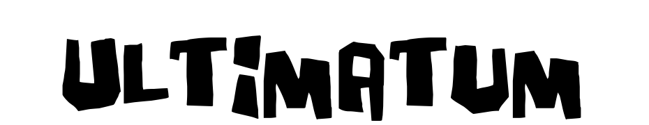 Ultimatum Schrift Herunterladen Kostenlos